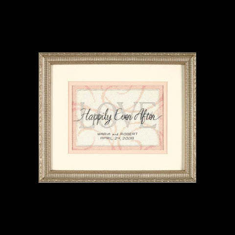 Happily Ever After Wedding Record (18 x 13 cm) - Cross Stitch Kit by DIMENSIONS