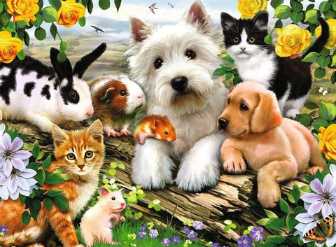 Happy Animal Buddies - 300 Puzzle