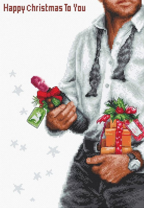 Happy Christmas SB2339 - Cross Stitch Kit