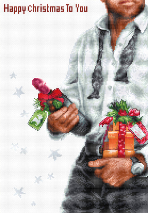 Happy Christmas SB2339 - Cross Stitch Kit