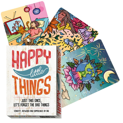 Happy Little Things inspirational cards Lo Scarabeo