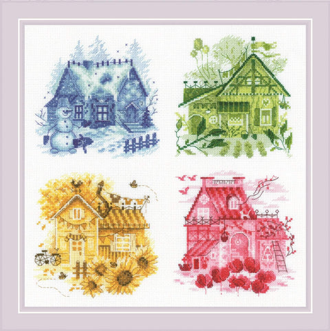 Happy Street. Cross Stitch kit by RIOLIS Ref. no.: 2143