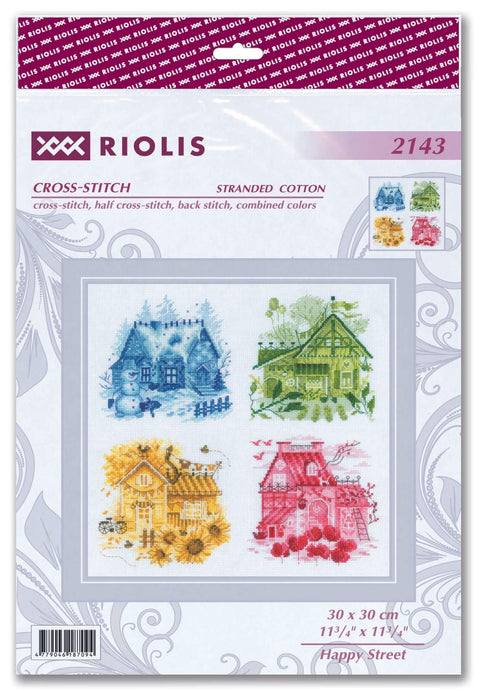 Happy Street. Cross Stitch kit by RIOLIS Ref. no.: 2143