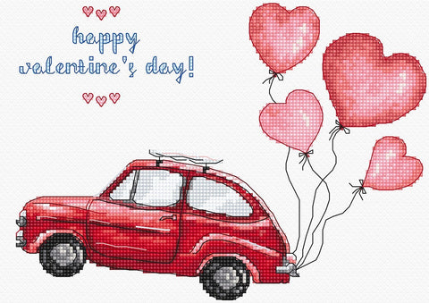 Happy Vallentine’s Day SLETI983 - Cross Stitch Kit