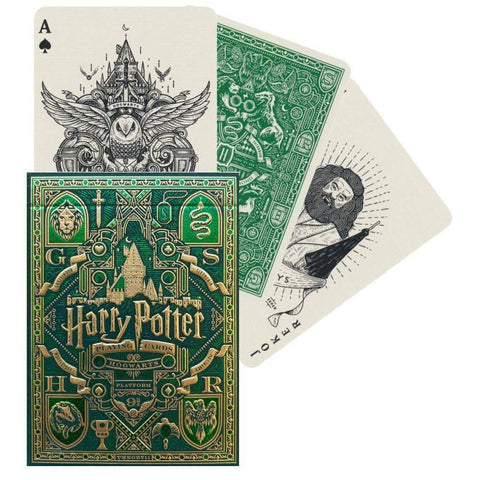 Harry Potter Slytherin Green Theory11 playing cards