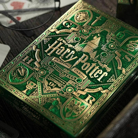 Harry Potter Slytherin Green Theory11 playing cards