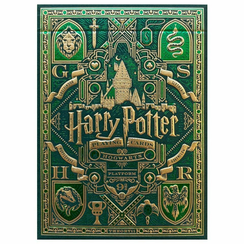 Harry Potter Slytherin Green Theory11 playing cards