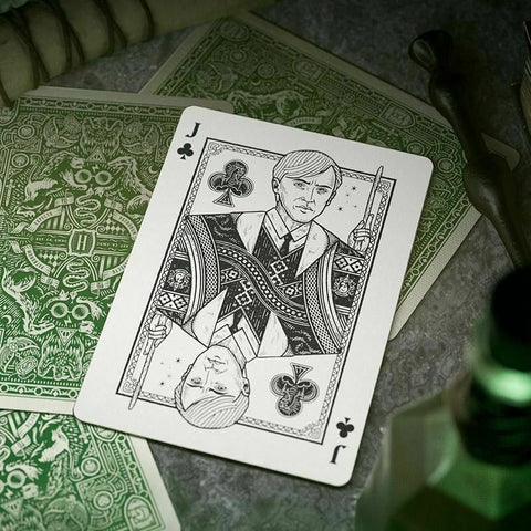 Harry Potter Slytherin Green Theory11 playing cards