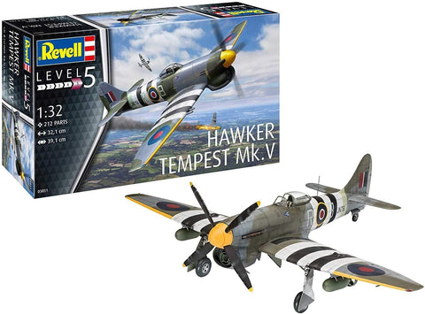 Hawker Tempest V - Plastic Modelling Kit By Revell