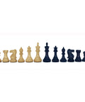 Handcrafted Weighted Wooden Chess Pieces Set, Classic, King 7.8cm Made in Italy
