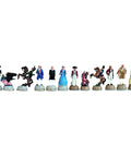 American Revolution Chess Pieces, Hand-Painted Pewter, Made in Italy