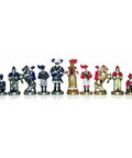 Landsknecht Hand-Painted Metal Chess Pieces, Made in Italy, King 8.7 cm
