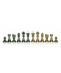 Brass Chess Pieces, Classic Style, Gold & Silver Plated, Italy, King 5.5cm