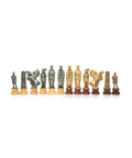 CEZARIS Historical Chess Pieces, Metal & Wood, Gold/Silver, Italian
