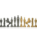 Renaissance Metal Chess Pieces, Gold & Silver Plated, Handmade in Italy, Large