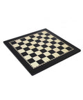Ebony-Style Wooden Chess Board 40x40 cm, 4 cm Squares, Made in Italy
