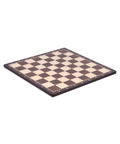 Walnut Style Wooden Chessboard with Coordinates, 40x40 cm