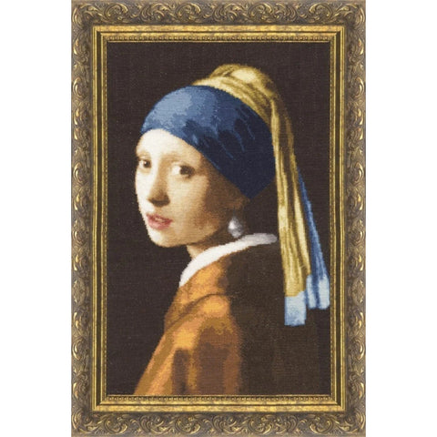 MK021 Girl with Pearl Earring Cross Stitch Kit from Golden Fleece