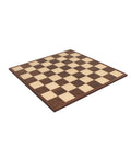 Walnut & Maple Wooden Chess Board 36x36 cm, 4.2 cm Squares, Made in Italy