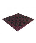Handmade Genuine Leather Chess Board 32x32 cm, Made in Italy