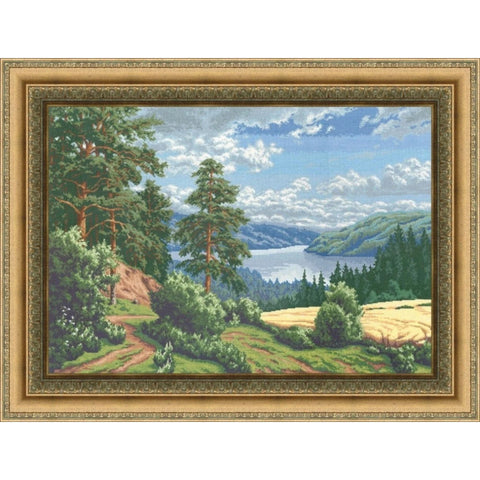 PF013 Expanse Cross Stitch Kit from Golden Fleece