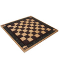 Roman Style Chess Board, Handcrafted Resin, 43x43 cm, Made in Italy