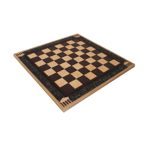 Roman Style Chess Board, Handcrafted Resin, 43x43 cm, Made in Italy