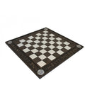 Greek Mythology Chess Board, Handcrafted Resin, 43x43 cm, Made in Italy