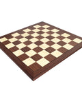 Italian Handmade Walnut Maple Chess Board 60x60 cm, 6.5 cm Squares