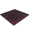 Genuine Leather Chess Board 53x53cm, Handcrafted in Italy, 5.7cm Squares