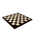 Handmade Mahogany Chess Board 39.5 cm, 4.3 cm Squares, Made in Italy
