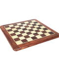 Italian Handmade Acacia Wood Chess Board 46cm, 4.5cm Squares