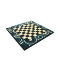Handmade Italian Wooden Chess Board 36x36 cm, 3 cm Squares, Colorful Inlaid