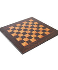 Handmade Wooden Chess Board 51x51 cm, 5 cm Squares, Made in Italy