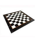 Handmade Marble Chess Board, Brown & White, 43cm, Made in Italy