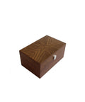 Italian Solid Wood Chess Piece Storage Box, Elegant Organizer 24x15x12 cm