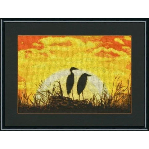 Z034 Storks Cross Stitch Kit from Golden Fleece