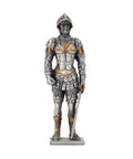 Roman Soldier Pewter Figurine Collectible 11cm Hand-Painted Made in Italy Gift
