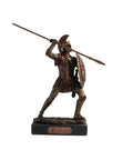 Spartan Warrior Statue 13cm, Bronze Resin Figurine, Handmade in Italy, Gift