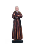 Saint Padre Pio Statue 19cm, Hand-Painted Resin, Made in Italy, Catholic Gift