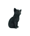 Italian Cat Figurine, Bronze Finish Resin Statue, 11 cm Home Decor