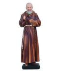 Saint Padre Pio Statue 28cm, Hand-Painted Resin Religious Decor, Italy