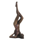 Bronze Resin Gymnast Statue, 8x7x22cm Figurine, Italian Art Home Decor Gift
