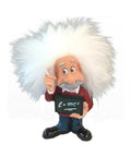 Albert Einstein Resin Figurine, Hand-Painted Statue 17cm, Italian Made Gift