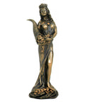 Fortuna Goddess Statue 18cm, Bronze Resin Figurine, Italian Made Gift