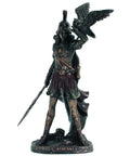 Athena Goddess Statue 20cm, Bronze-Finish Resin, Handmade, Italian, Gift