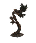 Spring Nature Goddess Statue, Bronze Resin, 25cm, Italian Pagan Altar Decor