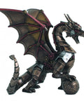 Bronze-Finish Dragon Statue 16cm, Hand-Finished Resin, Made in Italy Gift