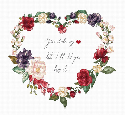 Heart SB1163 - Cross Stitch Kit