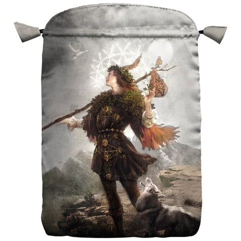 Heaven and Eath Satin Bag for Tarot Cards Lo Scarabeo